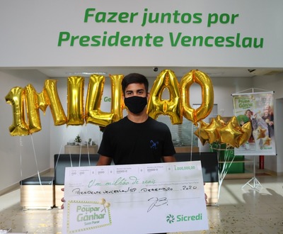 Campanha do Sicredi premia associado de Presidente Venceslau (SP) com R$ 1 milhão